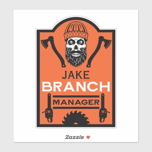Arborist Tree Surgeon Aufkleber (Blatt)