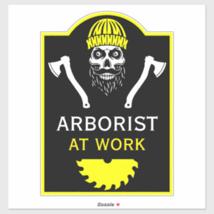 Arborist Tree Surgeon Aufkleber