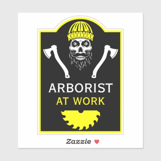 Arborist Tree Surgeon Aufkleber (Blatt)