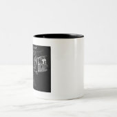 Arborist Tree Surgeon Chainsaw Zweifarbige Tasse (Mittel)