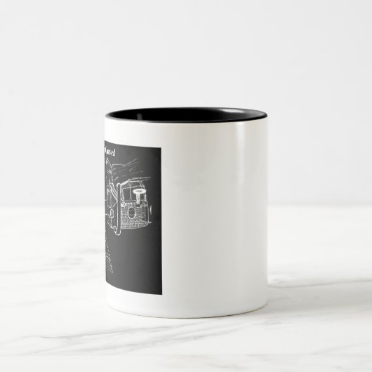 Arborist Tree Surgeon Chainsaw Zweifarbige Tasse (Mittel)