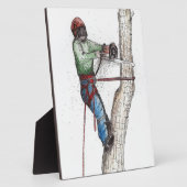 Arborist Tree Surgeon Fotoplatte (Seite)