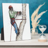 Arborist Tree Surgeon Fotoplatte (Seite)