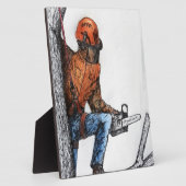 Arborist Tree Surgeon Fotoplatte (Seite)