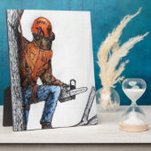 Arborist Tree Surgeon Fotoplatte (Seite)