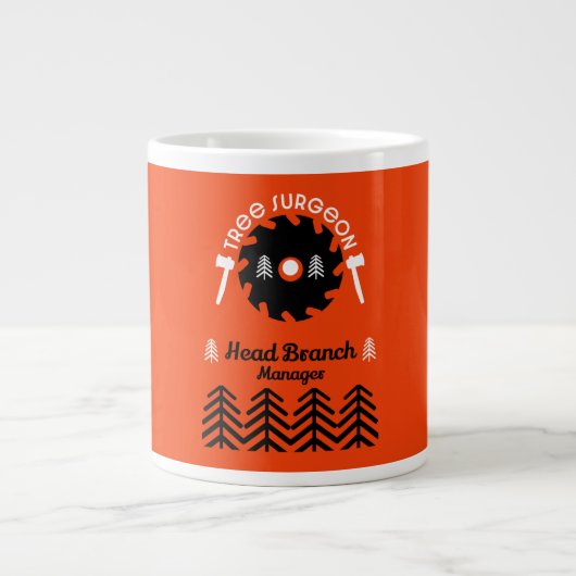 Arborist Tree Surgeon Jumbo-Tasse (Vorderseite)