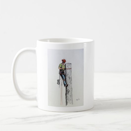 Arborist Tree Surgeon Kaffeetasse (Links)