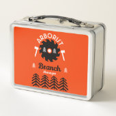Arborist Tree Surgeon Metall Brotdose (Rückseite)