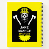 Arborist Tree Surgeon Notizblock (Rückseite)