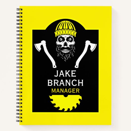 Arborist Tree Surgeon Notizblock (Vorderseite)