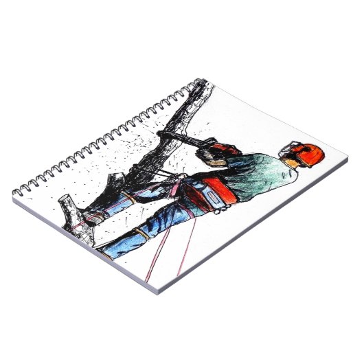 Arborist Tree Surgeon Notizblock (Linke Seite)