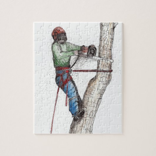 Arborist Tree Surgeon Puzzle (Vertikal)