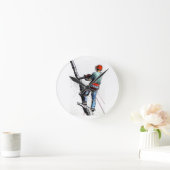 Arborist Tree Surgeon Runde Wanduhr (Zuhause)