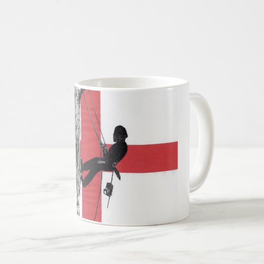 Arborist Tree Surgeon St Georges `cross chainsaw Kaffeetasse (VorderseiteRechts)