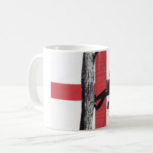 Arborist Tree Surgeon St Georges `cross chainsaw Kaffeetasse (Vorderseite Links)