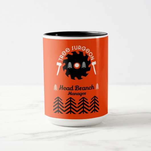 Arborist Tree Surgeon Tasse (Zentrum)