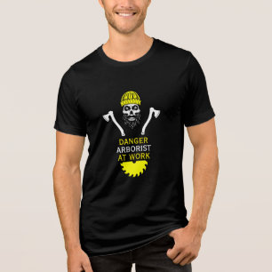 Arborist Tree Surgeon Tri-Blend Shirt