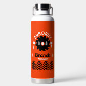 Arborist Tree Surgeon Trinkflasche (Rückseite)