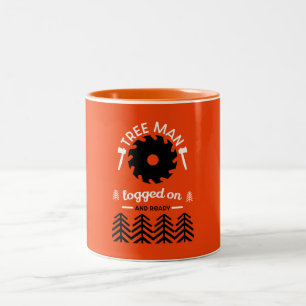 Arborist Tree Surgeon Zweifarbige Tasse