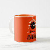 Arborist Tree Surgeon Zweifarbige Tasse (Vorderseite Links)
