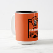 Arborist Tree Surgeon Zweifarbige Tasse (Vorderseite Links)