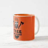 Arborist Tree Surgeon Zweifarbige Tasse (VorderseiteRechts)