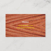 Arborist-Visitenkarte Visitenkarte (Rückseite)