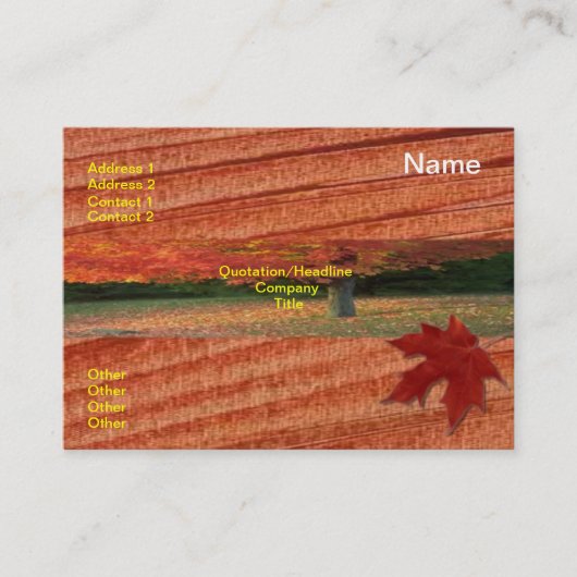 Arborist-Visitenkarte Visitenkarte (Vorderseite)