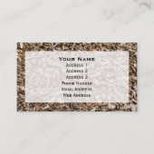 Arborist Wood Chips Background Visitenkarte (Vorderseite)