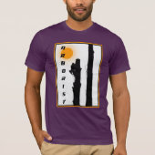 Arboristen T Shirt: Steigende Silhouette T-Shirt (Vorderseite)