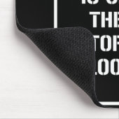 Arboristen weiß: "Mein Büro ist im obersten Stock" Mousepad (Ecke)