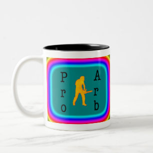 Arboristischer Chirurge-Chirurg Gift Rainbow . Zweifarbige Tasse