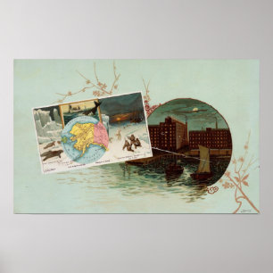 Arbuckles illustrierter Atlas Poster