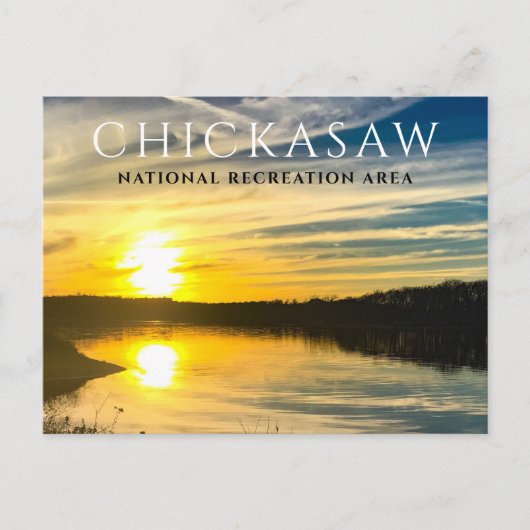 Arbuckles-See, Chickasaw National Rec Area Postkarte (Vorderseite)