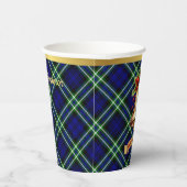 Arbuthnot Personalisiert Tartan Christmas Pappbecher (Rechts)