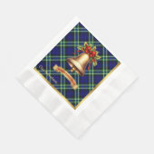 Arbuthnot Personalisiert Tartan Christmas Serviette (Ecke)