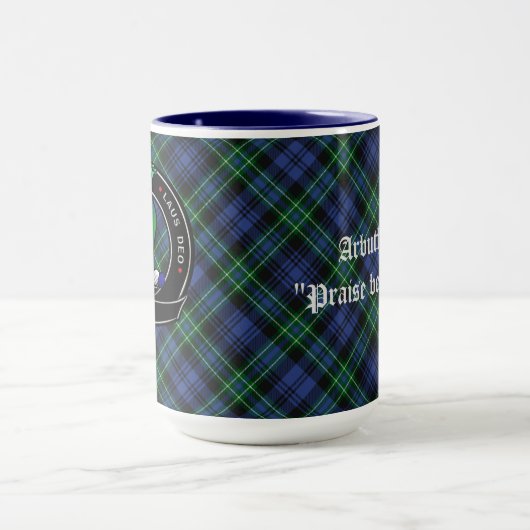 Arbuthnott Clan Abzeichen Combo 15oz Tasse (Zentrum)