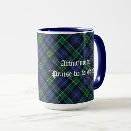 Arbuthnott Clan Abzeichen Combo 15oz Tasse (VorderseiteRechts)