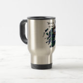 Arbuthnott Clan Abzeichen Travel Mug Reisebecher (Vorderseite Links)