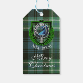 Arbuthnott Schottischer Clan-Tartan & Wappen Geschenkanhänger
