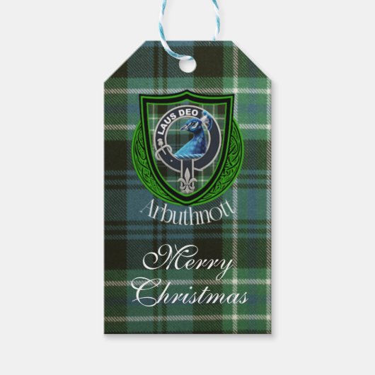 Arbuthnott Scottish Clan Tartan & Crest Geschenkanhänger (Vorderseite)