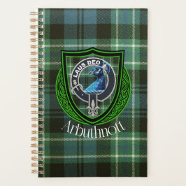 Arbuthnott Scottish Clan Tartan und Wappen Planer