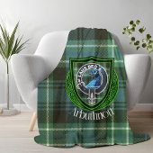 Arbuthnott Scottish Clan Tartan & Wappen Fleecedecke