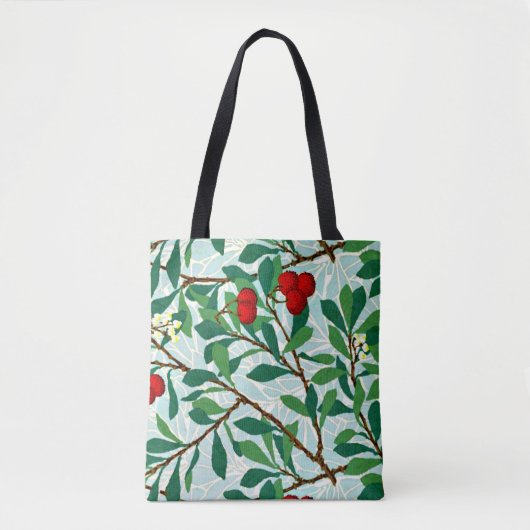 Arbutus, berühmtes Muster von William Morris Tasche (Vorderseite)