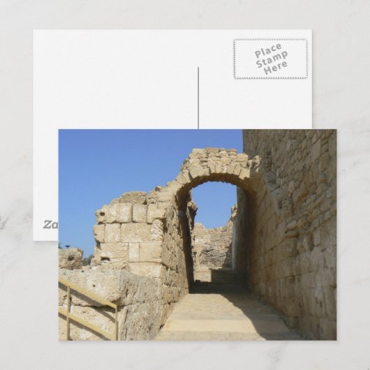 Arc de Cäsarea Postkarte (Vorne/Hinten)