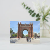 'Arc de Triomf', Barcelona Postkarte (Stehend Vorderseite)