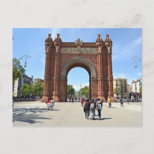 'Arc de Triomf', Barcelona Postkarte (Vorderseite)