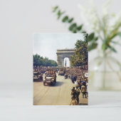 Arc De Triomphe 2 Postkarte (Stehend Vorderseite)