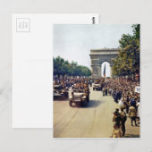 Arc De Triomphe 2 Postkarte (Vorne/Hinten)