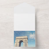 Arc de triomphe all in one einladung (Innen Boden)
